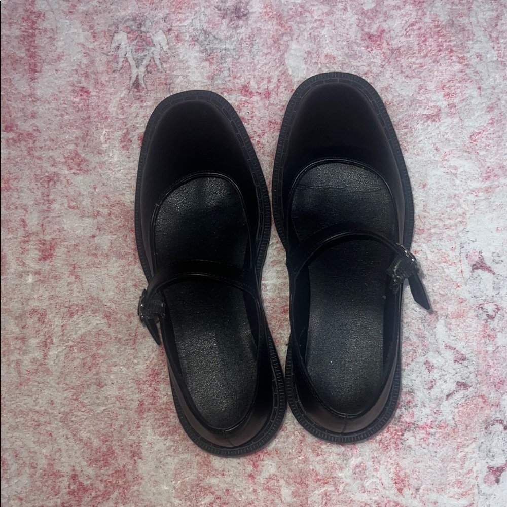 American Eagle Outfitters Black Mary Jane Flats